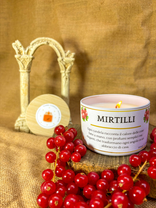 Candela ai Mirtilli – Dolcezza Fruttata